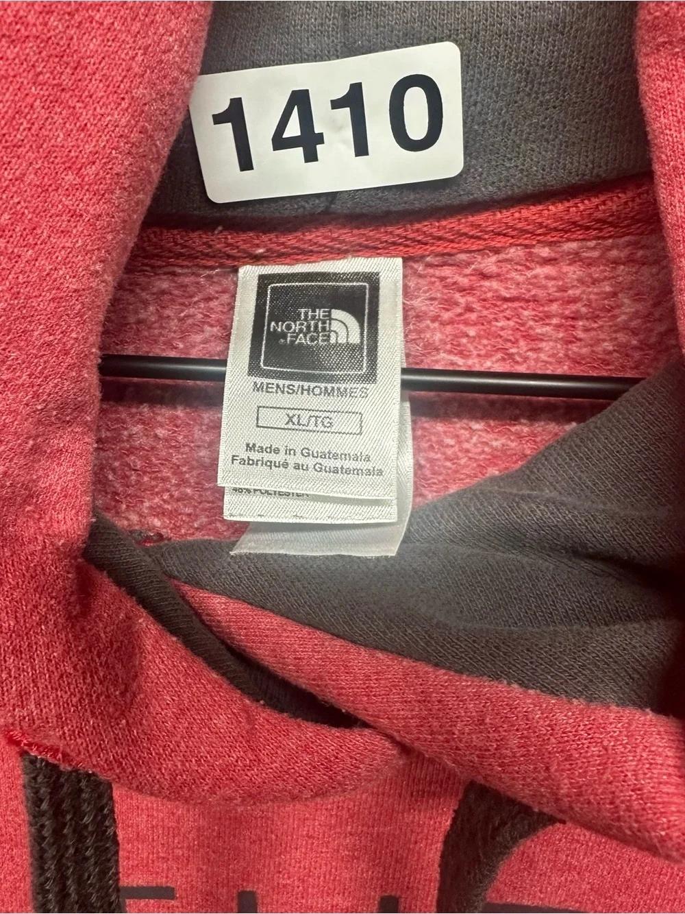 The North Face Men's Red Pullover Hoodie with Logo Graphic